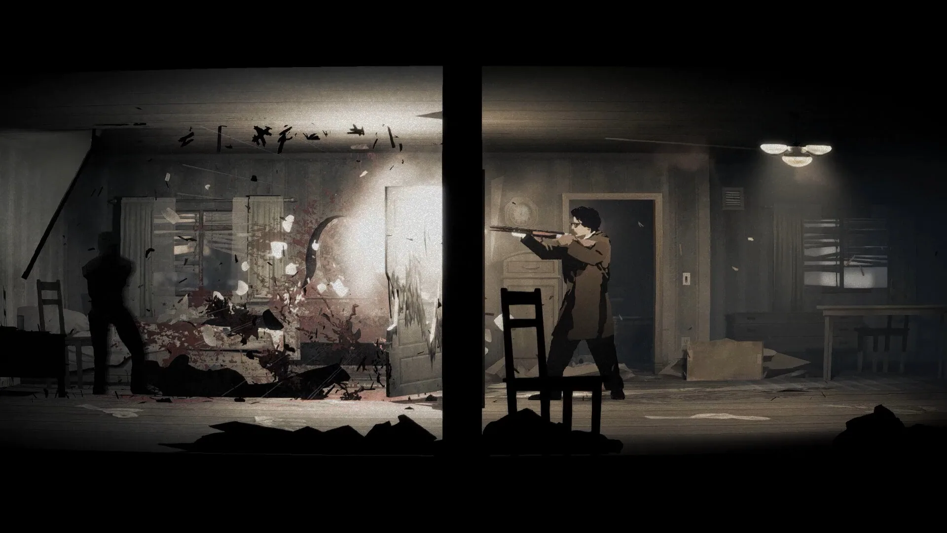 A tense town encounter in Silver Pines